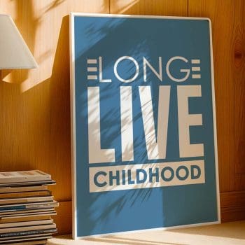 Long Live Childhood - White/Blue