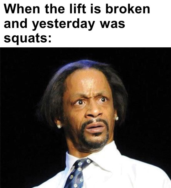 266 – When The Lift Is Broken And Yesterday Was Squats